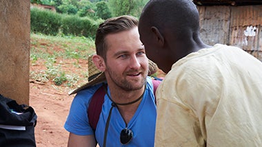 Jonathan on-location in Tsavo Jonathan on-location in Tsavo