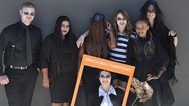 Friday 13th costumes group of people in Halloween costumes